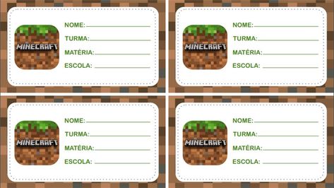 Etiquetas escolares para imprimir: modelos prontos em PDF para baixar - Artesanato Passo a Passo! Harry Potter Fanfiction, Pot Holders, Minecraft, Education, Pins