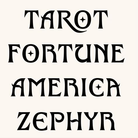 Tarot Card Font, Tarot Typography, Tarot Graphic Design, Tarot Font, Tshirt Fonts, Tropical Lettering, Tropical Font, Black Letter Font, Illustrated Type