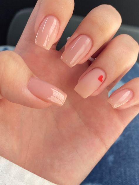 Pretty Plain Acrylic Nails, Simple Nails For School Natural, Nail Ideas For Highschool, Acrylic Nails For Small Nail Beds, Nails Appropriate For School, Basic School Nails, Short Nails School, Nails For 15 Yrs Old, Short Basic Nail Ideas