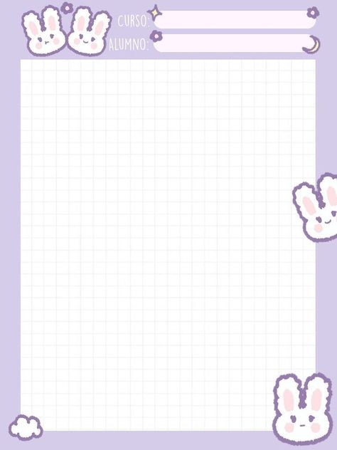 Goodnotes Template Aesthetic, Good Notes Aesthetic Template, Cute Memo Pad Design, Aesthetic Note Template Printable, Cute Note Template Aesthetic, Kawaii Notepad Template, Kawaii Notes Template, Purple Memo Pad, Cute Notepad Template