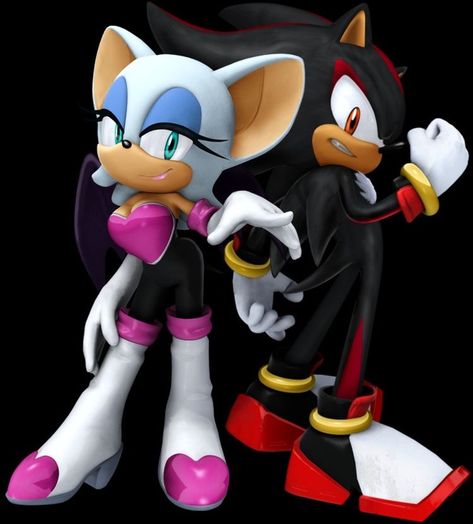 Shadow And Rouge, Sonic Adventure 2, Rouge The Bat, Sonic Franchise, Sonic Adventure, Sonic And Shadow, Amy Rose, Group Pictures, Sonic Boom