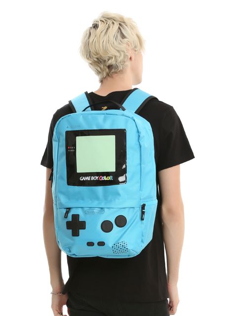 Game Boy Color Backpack #shutupandtakemyyen #gameboy #nintendo #backpack #bag #nintendomerch #Nintendomerchandise #retro #retrogaming #gameboycolor Gamer Fashion, Style List, Pop Culture Gifts, Pocket Game, Gaming Merchandise, Japanese Pop Culture, Colorful Backpacks, Gaming Merch, Retro Game