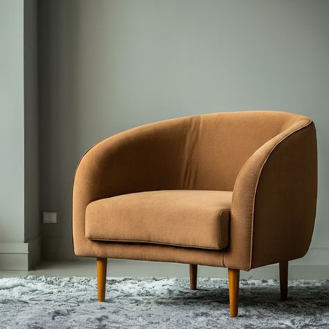 Casual Comfort 🛋✨ Burnt orange armchair – your cozy corner. Contact us: sales@thewellfurniture.com. #homedecor Orange Armchair, Cozy Corner, Burnt Orange, The Well, Contact Us, Collage, Orange, On Instagram, Furniture