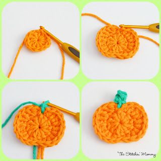 Stitch Pumpkin, Crochet Star Stitch, Crochet Mug Cozy, Crochet Applique Patterns Free, Pumpkin Applique, Fall Crochet Patterns, Crochet Star, Fall Crochet, Crochet Cozy