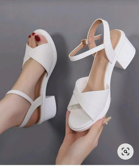 Sepatu Pump, Blue High Heels, Shoes Heels Classy, Cute Shoes Heels, Ankle Strap High Heels, Stunning Shoes, Heels Classy, Fancy Shoes, Girly Shoes