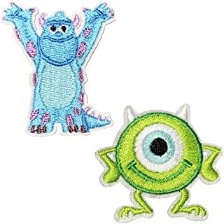 Disney Patches Ideas, Senior Patches For Jackets, Senior Jacket Patches, Senior Jackets Patches, Sully And Boo, Disney Iron On, Disney Characters Christmas, Badges Diy, Mike And Sully