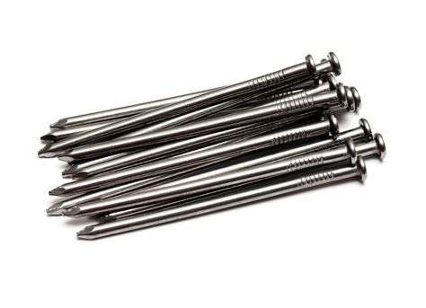 Concrete Nails, Tool Box Diy, Roofing Nails, Nails Shape, Different Types Of Nails, Opal Nails, Simple Machine, Nails Chrome, Steel Nails