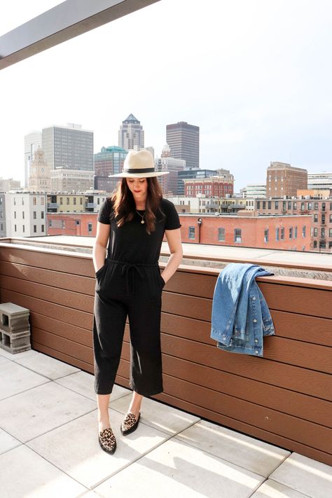 Old Navy Jumpsuit | A Little Black Jumpsuit | Spring Style Old Navy Jumpsuit Outfit, Old Navy Jumpsuit, Black Jumpsuit Outfit, Jumpsuit Spring, Casual Date Nights, Black Strapless Jumpsuit, Shoes Trends, Navy Jumpsuit, Casual Date Night