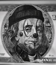 Og Abel Art, Chicano Tattoos Sleeve, Gangsta Tattoos, Money Tattoo, Prison Art, Clown Tattoo, Chicano Style Tattoo, Cholo Art, Lowrider Art