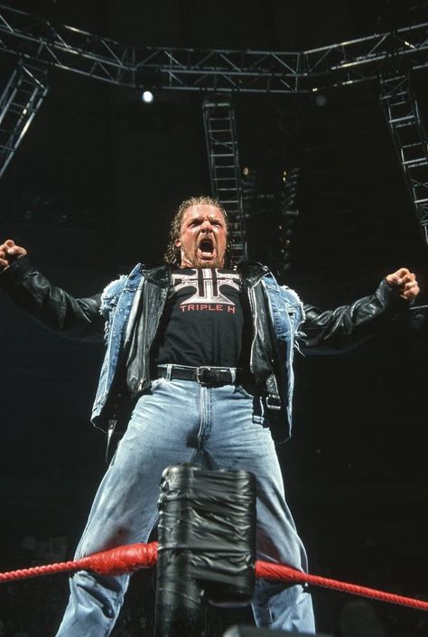 Wwf Wallpaper, Triple H Wallpaper, Hhh Wwe, Wwe Pfp, Wwe Attitude Era, Triple H Wwe, Dx Wwe, Tna Impact Wrestling, Cold Jacket