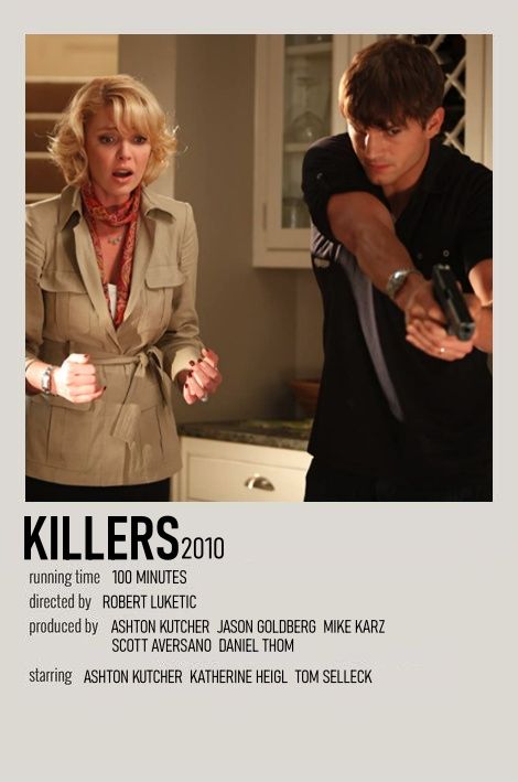 Minimalist polaroid movie poster made by me @angelfrci Killers Movie Poster, Katherine Heigl Movies, Killers Movie, Collage Posters, Polaroid Movie Poster, Summer Movies, Alex Borstein, Rom Coms, Movie Collage