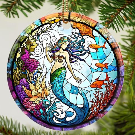 Amazon.com: Dodosky Sea Horse Christmas Ornaments - Sea Horse Ornament - Sea Horse Christmas Tree Ornament - Gifts for Sea Horse Lovers - Sea Horse Decoration - Animal Lovers Ornament Gifts : Home & Kitchen Mermaid Christmas Tree, Mermaid Christmas Ornaments, Horse Christmas Ornament, Mermaid Christmas, Horse Christmas, Mermaid Ornament, Horse Ornaments, Mermaid Lover, Mermaid Gifts