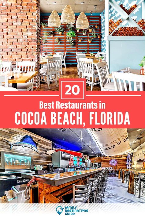 Cocoa Beach Florida Restaurants, Cocoa Beach Restaurants, Coco Beach Florida, Orlando Florida Vacation, Sunset Restaurant, Beach 2023, Florida Travel Destinations, Coco Beach, Seacrest Beach