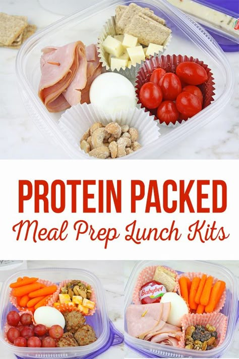 Filling High Protein Meals, Bariatric Lunch Prep, Bariatric Friendly Lunch Ideas, Protein Snacks On The Go Meal Prep, High Protein To Go Lunches, Wls Meal Prep, Bariatric Recipes Sleeve Meals Healthy Snacks, Bariatric Work Lunch, Protein Packed Snacks On The Go