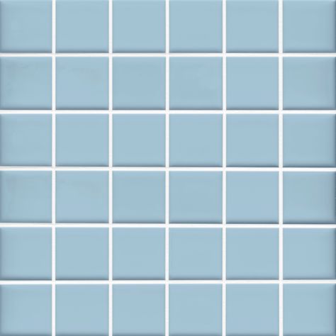 Imperial Sky Blue Gloss Ceramic Mosaic Wall and Floor Tile - 2 in. - The Tile Shop Light Blue Tile, Wall Tile Texture, Blue Bathroom Tile, Blue Mosaic Tile, Ceramic Collection, Ceramic Floor Tile, Tile Texture, Ceramic Mosaic, Floor Tile Design