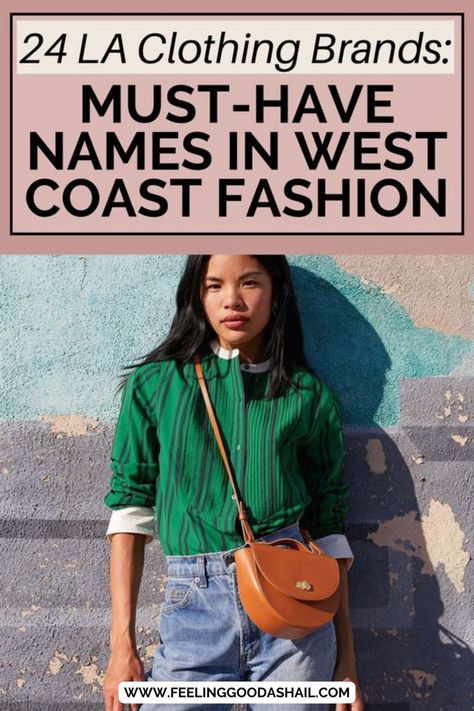 Los Angeles stands as an icon for innovation in the fashion world. From contemporary streetwear to understated classics, these LA clothing brands are shaping the style choices of people all around the world. This list will introduce you to 24 brands that capture the essence and versatility of West Coast fashion. West Coast Style Clothes, Diverse Fashion, Coast Fashion, West Coast Style, La Outfits, Contemporary Streetwear, West Coast Fashion, Clothing Brands, Fashion World