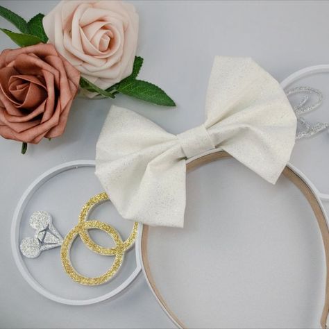 Bridal Disney Ears, Bride Groom Disney Ears, Disney Wedding Ears, Disney Bride And Groom Ears, Wedding Minnie Ears, Wedding Mickey Ears, Chino Hills, Ears Headband, Cursive Writing