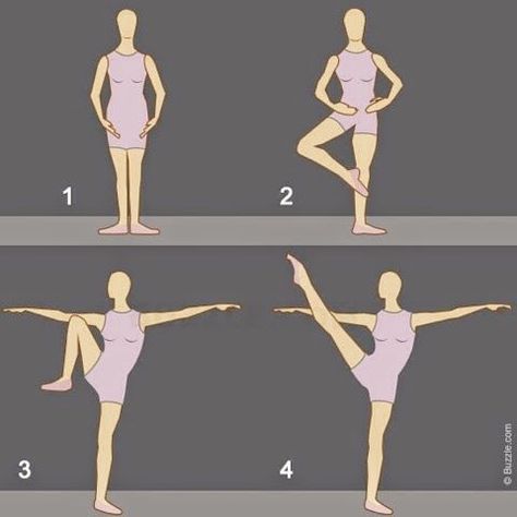 Ballet central: This is how to devloppe your leg into a side arabesque Fouette Ballet, Ballet Dance Moves, Ballet Steps, Dancing Moves, Ballerina Workout, Ballet Stretches, Ballet Positions, Dance Stretches, Ballet Lessons