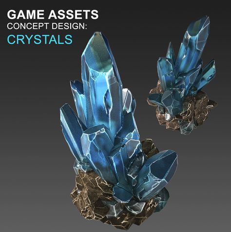 Gemstone Concept Art, Arcane Crystal, Crystal Design Art, Crystals Concept Art, Giant Crystal Fantasy Art, Crystal Concept Art, Crystals Art, Fantasy Crystal, Crystal Artwork