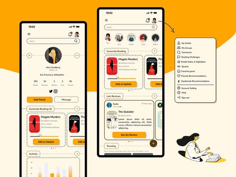 User Experience Design, Reading Challenge, Book App, Experience Design, User Experience, Friends Quotes, User Interface, Ui Design, App Design