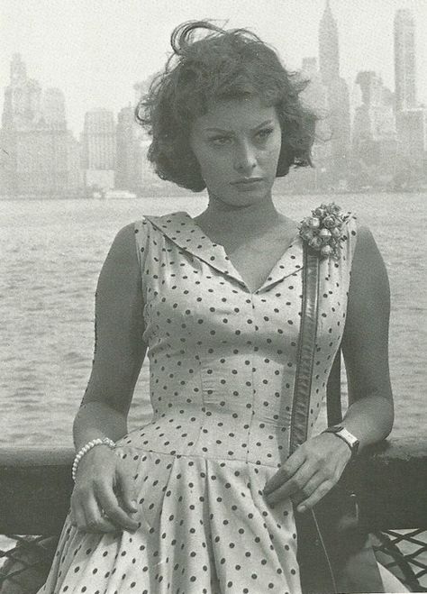 Sophia Loren in New York City Sophia Loren Style, Sofia Loren, Judi Dench, Italian Beauty, Italian Actress, Classic Actresses, Sophia Loren, Brigitte Bardot, Laura Lee