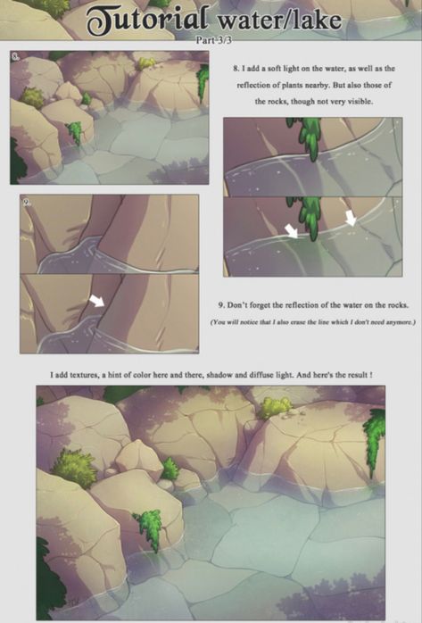 Concept Art Tutorial, Digital Painting Techniques, Nature Drawing, Digital Painting Tutorials, Learn Art, Landscape Drawings, Anime Drawings Tutorials, Environment Concept Art, Art Tutorials Drawing