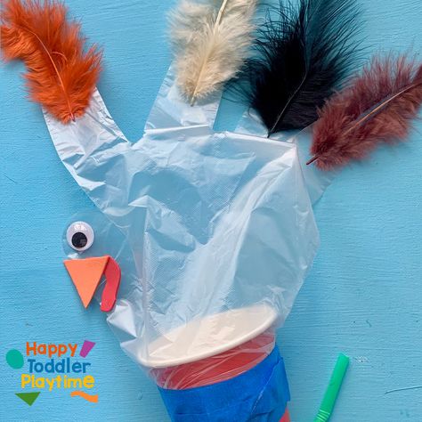 Chicken Glove Cup Craft, Blow Up Glove Craft, Turkey Glove Craft, Glove Turkey Craft, Potato Turkey Craft, Turkey Puppet Craft, Blowing Activities For Kids, Chicken Crafts For Kids, Turkey Activities For Kids