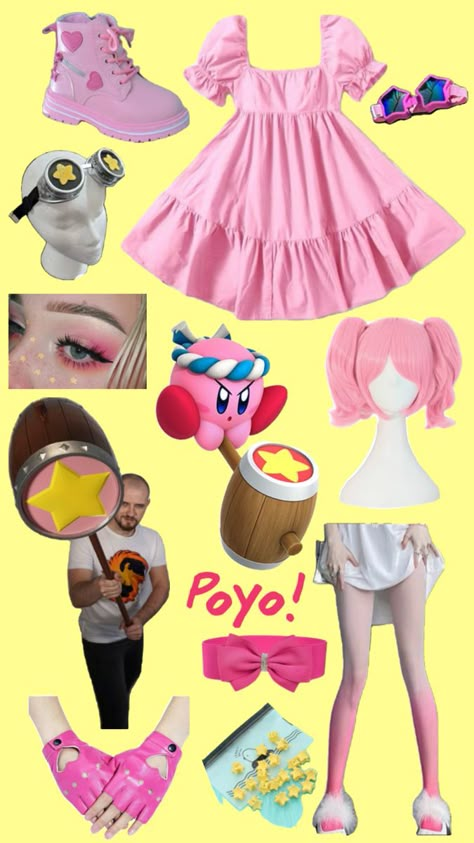 Kirby Costume, Kirby Cosplay, Kirby Core, Pokemon Halloween Costume, Doll Restyle, Convention Outfits, Inspo Drawing, Waddle Dee, Anime Convention