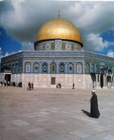 Building Analysis  - Dome of the Rock Name of Building : Dome of the RockLocation : Al Quds, PalestineYear of construction : A.H. 71 , A.D. 691Materials :Exterior :Glass, Plaster, Wood, Gold , Stone.Interior : Mosaic, Marble, Engraved wood, Printed leather, Bronze.Building Type : Mosque Ruling Period : UmmayadsDistinguished Feature :  Golden Dome, Mosaic Interiors Basic Outline Geometries : Octagonal Shape [8 sides]Maximum Height : 35 metersIntroduction:The mosque is located on an Building Analysis Architecture, Rock Exterior, Building Analysis, Analysis Architecture, Golden Dome, Mosaic Marble, Al Quds, Stone Interior, Dome Of The Rock