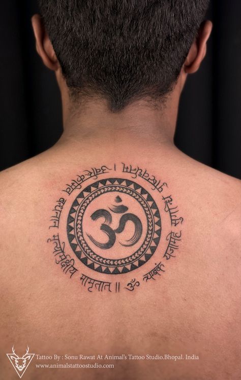 Shiv Neck Tattoo, Om Tattoo On Neck, Tattoo On Neck For Men, Maha Mrityunjaya Mantra Tattoo, Mahamrityunjay Mantra Tattoo, Om Tattoos, Mahamrityunjay Mantra, Tattoo On Neck, 2024 Tattoo