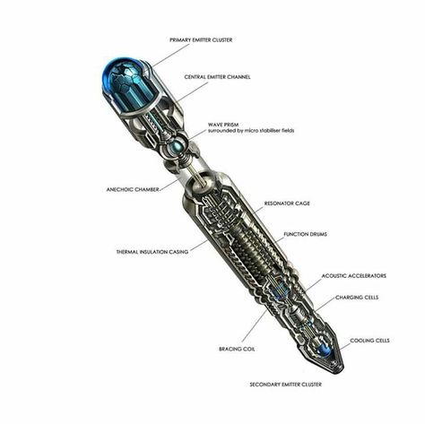 Dr Who Sonic Screwdriver, Cutaway Illustration, Doctor Who Craft, Doctor Who Memes, Doctor Who Fan Art, Visual Dictionary, Sonic Screwdriver, Rory Williams, Doctor Who Art