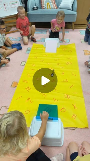 Sharyn Kish on Instagram: "Here is a fun way to practice #letter identification and sound recognition as a whole class or with a skill group.  Identify the letter (we mixed lower and upper case letters this time) and/or the sound that the car stops on (or closest to). 

#kinder #kindergarten #kindergartenactivities #prek #preschoolactivities #phonics #phonicsactivities #firstgradeteacher #homeschool #teacherspayteachers #teachersfollowteachers #teachersofinstagram #foryou #foryoupage #explore #explorepage #teachers #literacy" Whole Group Letter Sound Activities, Closing Activities For Prek, Whole Group Literacy Preschool, Beginning Letter Sounds Activities, Letter Names And Sounds Activities, Sound Activities For Preschoolers, Letter Recognition Games Preschool, Letter Sound Activities Kindergarten, Letter Sound Activities Preschool