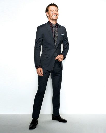 slideshows mens standalone gq feature 080109 fassbender 00007f Suit Guide, A Man In A Suit, Man In A Suit, Michael Fassbender, Steve Mcqueen, Well Dressed Men, Cool Suits, Gq, Beautiful People