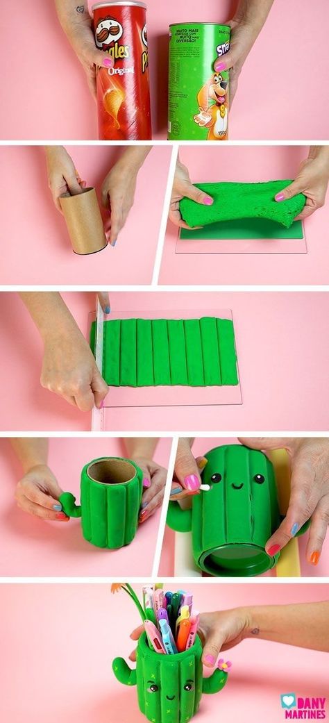 Escuela Diy, Kawaii Crafts, Kawaii Diy, Paper Crafts Diy Tutorials, Diy Clay Crafts, Fun Diy Crafts, Easy Diy Crafts, Diy Clay, Cute Kawaii