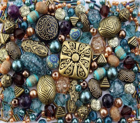 Types Of Beads, Orange Jewelry, Ankle Jewelry, Tibetan Jewelry, Acrylic Jewelry, Brown Jewelry, Bronze Jewelry, Making Beads, Green Jewelry