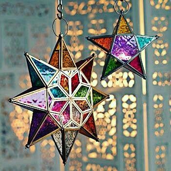 Moroccan lights! Pretty things. #bohemian #boho #stars #myunicornlife🦄 Hanging Tea Light Holders, Luminaria Diy, Hanging Tea Lights, Gothic Hippie, Style Marocain, Star Lanterns, Moroccan Lamp, Moroccan Lanterns, Glass Lantern