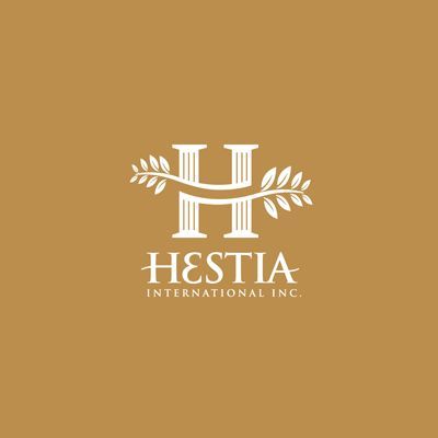 Hestia Logo | Logo Design Gallery Inspiration | LogoMix Hotel Logo Design Ideas, Greek Logo Design, Art Gallery Logo, Single Letter Logo, Gallery Logo, Logo Typo, Typographie Logo, Hotel Logo Design, Logo H