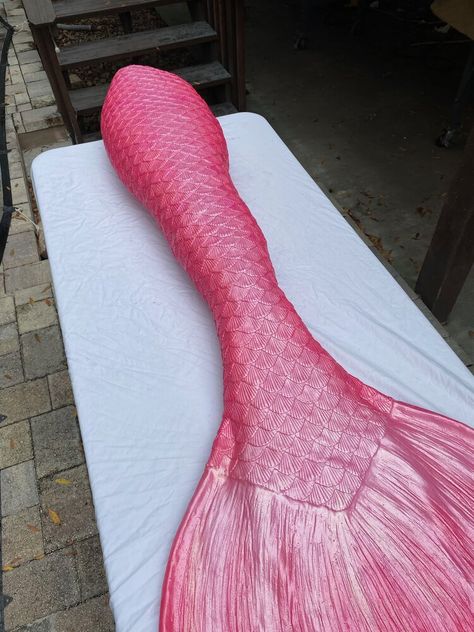 Pink Mermaid Tail Aesthetic, Fake Mermaid Tails, Mermaid Tail Aesthetic, Pink Mermaid Tail, Realistic Mermaid Tails, Mermaid Tales, Mermaid Ideas, Professional Mermaid, Realistic Mermaid