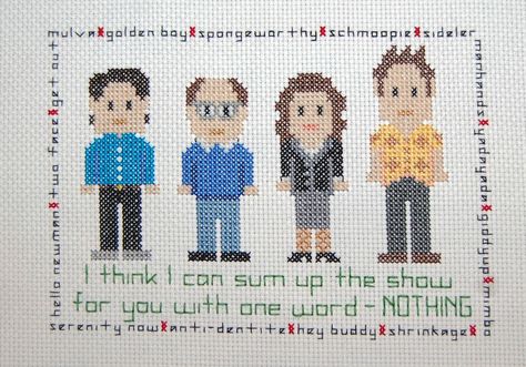 Grandma's House, Cross Stitch Funny, Cross Stitches, Grandmas House, Pattern Images, Perler Beads Designs, Seinfeld, Dog Pillow, Cute Crafts