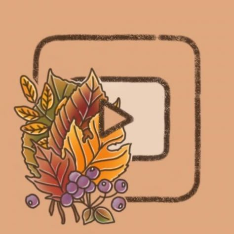 Thanksgiving Icons Aesthetic, Fall Apps, Icon Ipad, Halloween Apps, Autumn Icons, Thanksgiving Icon, Orange Icon, Fall Icons, Icona Ios