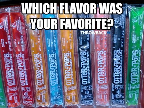 Otter Pops, Freeze Pops, Old School Toys, Love The 90s, Get Crazy, Back In My Day, Personal History, 90s Childhood, Oldies But Goodies