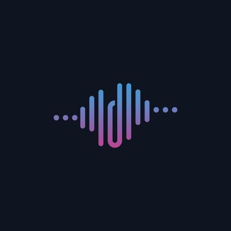 Sound Wave Logo Design, Music Icon Logo, Audio Logo Design, Cia Logo, Sound Wave Logo, Wave Logo Design, Audio Logo, Logo Ig, Sound Logo