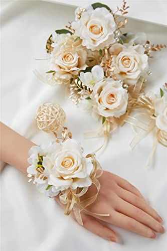 Corsage And Boutonniere Set, Wrist Flowers, Corsage And Boutonniere, Invisible Lace, Prom Flowers, Hand Flowers, Corsage Wedding, Wrist Corsage, French Wedding