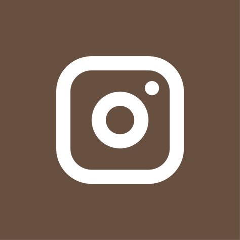 Brown Photo Icon, Bohemian Iphone Wallpaper, Brown Icon App, Brown Homescreen, Zhongli Icon, Homescreen Themes, Instagram App Icon, Ipad Icons, Brown Instagram