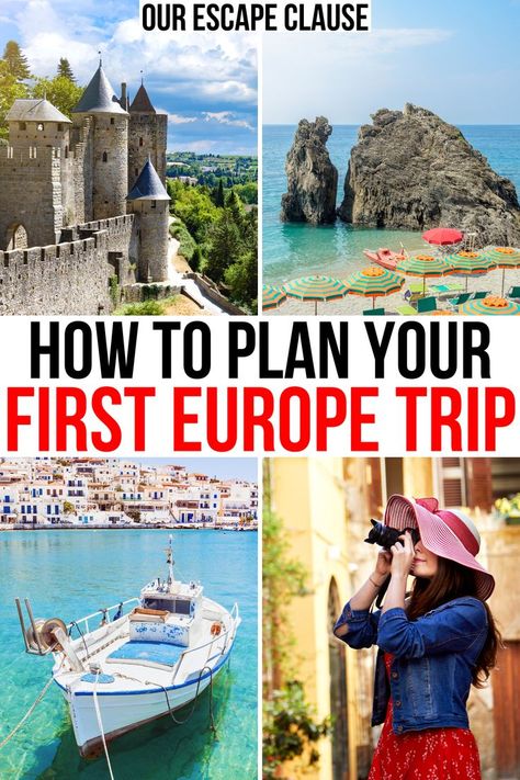 Planning your very first trip to Europe? Here's your step-by-step guide to traveling Europe for the first time! first europe trip | first european vacation | going to europe for the first time | europe travel tips | travel guide to europe beginners European Itinerary, Europe Trip Planning, Europe Itinerary, Places To Visit In Europe, European Itineraries, Trip To Europe, Vacation Itinerary, Europe Trip Itinerary, Europe Itineraries