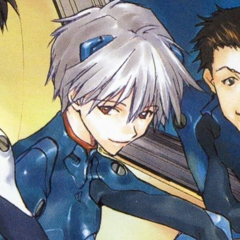 Evangelion Kaworu, Neon Evangelion, Genesis Evangelion, Neon Genesis, Neon Genesis Evangelion, I Icon, Matching Icons, Cute Icons, Anime Icons