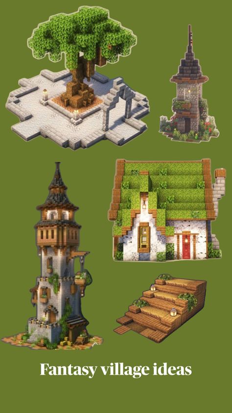 Minecraft Building Ideas Birch, Minecraft Villager Building Ideas, Spruce Floor Patterns Minecraft, Minecraft Building Ideas Stairs, Minecraft Village Houses Blueprints, Village Walls Minecraft, Minecraft Houses Viking, Minecraft Frame Ideas, Minecraft Mountainside Village