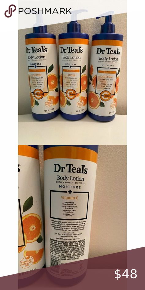 3x Dr. Teals Citrus Body Lotion, Radiant, Shea Butter, Cocoa Butter 18oz Citrus Body Lotion, Dr Teals, Cheesy Quotes, Milk Bath, Nice Cream, Cocoa Butter, Body Lotion, Vitamin E, Shea Butter