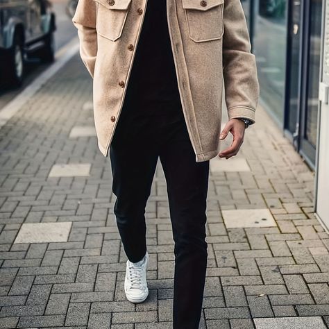 Retro Jackets, Mens Fall Outfits, European Men, Men Jackets, Jackets Fashion, Retro Jacket, Fall Outfits Men, Stylish Coat, Streetwear Men