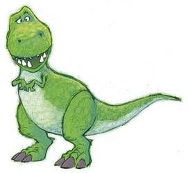 Dino Drawing, T Rex Toys, Dibujos Toy Story, Dinosaur Drawing, Dinosaur Illustration, Cartoon Sketches, Toy Story Birthday, Dinosaur Art, Pinturas Disney